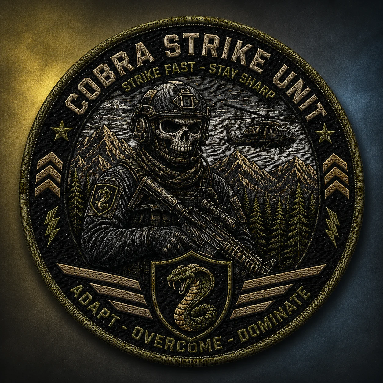 Cobra Strike Skull Patch
